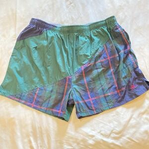 Hobie Swim Trunks Shorts Men's Large Mesh Lined 4"‎ Inseam Green Blue Red